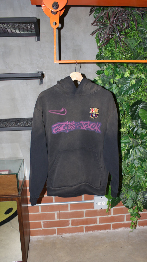 Travis Scott x Nike x FC Barcelona Spray Logo Hoodie