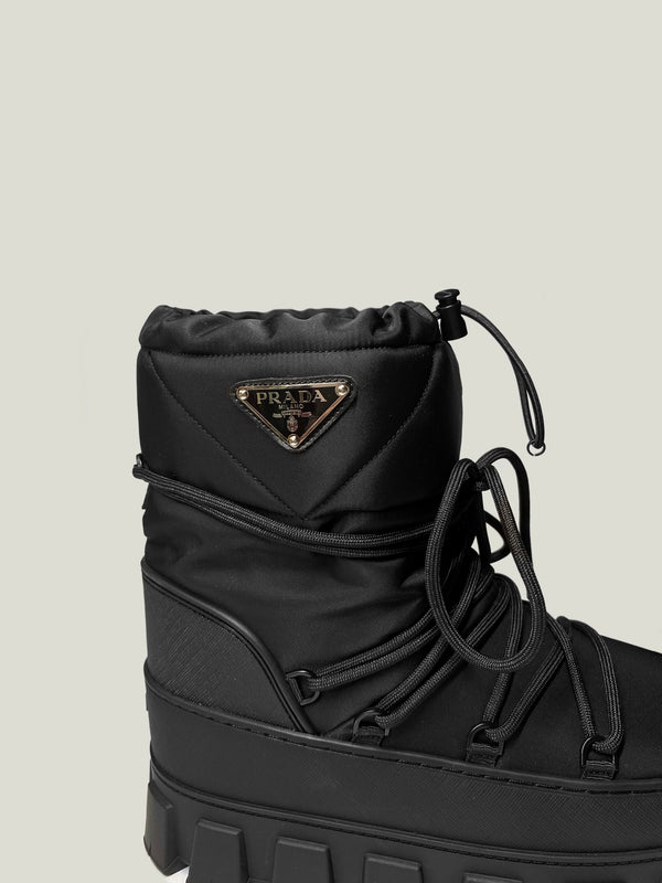 PRADA Re-Nylon gabardine après-ski boots