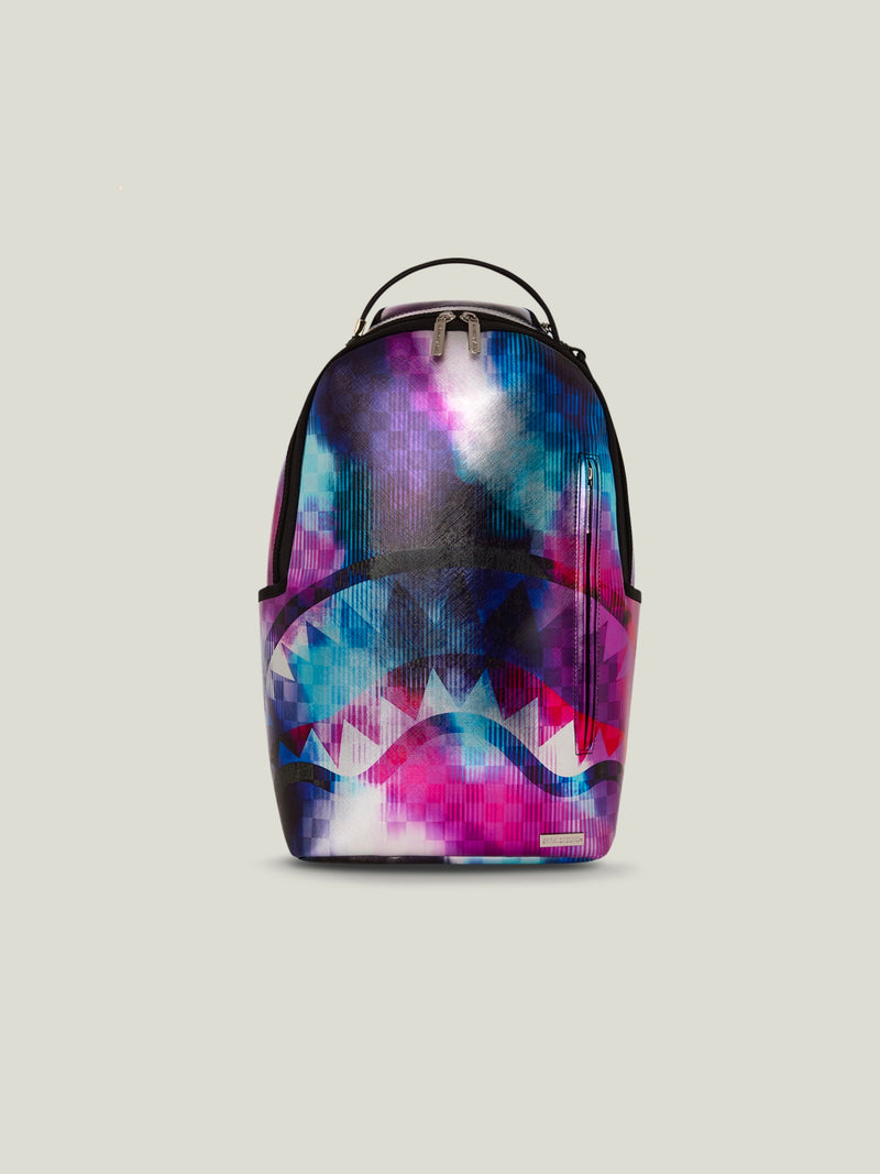 METALLIC TYE DYE CHECK DLXV BACKPACK