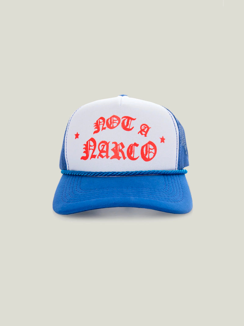 NOT A NARCO™ SOUVENIR BLUE/WHITE/RED CAP