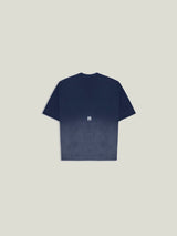 Camiseta Boxy Fit Monoic Paris - Azul Navy Degradé