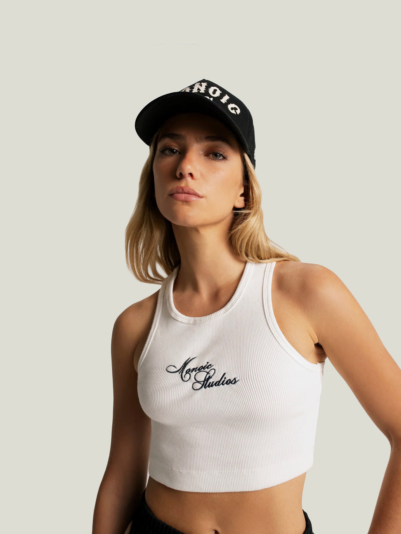 Baseball Top - Blanco Hueso