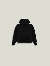 Boxy Fit Worldwide Team Hoodie - Jet Black