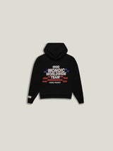 Boxy Fit Worldwide Team Hoodie - Jet Black