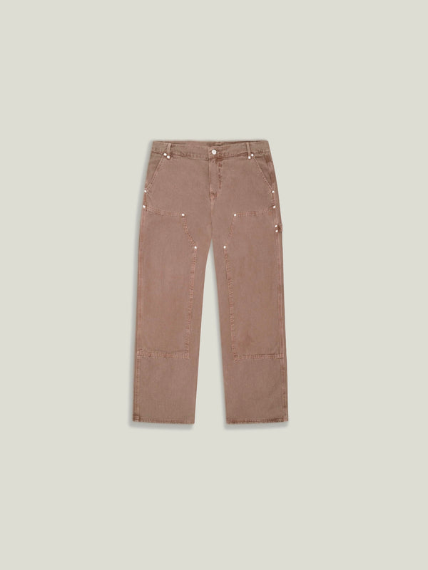 Pantalón Carpintero - Café Desgastado
