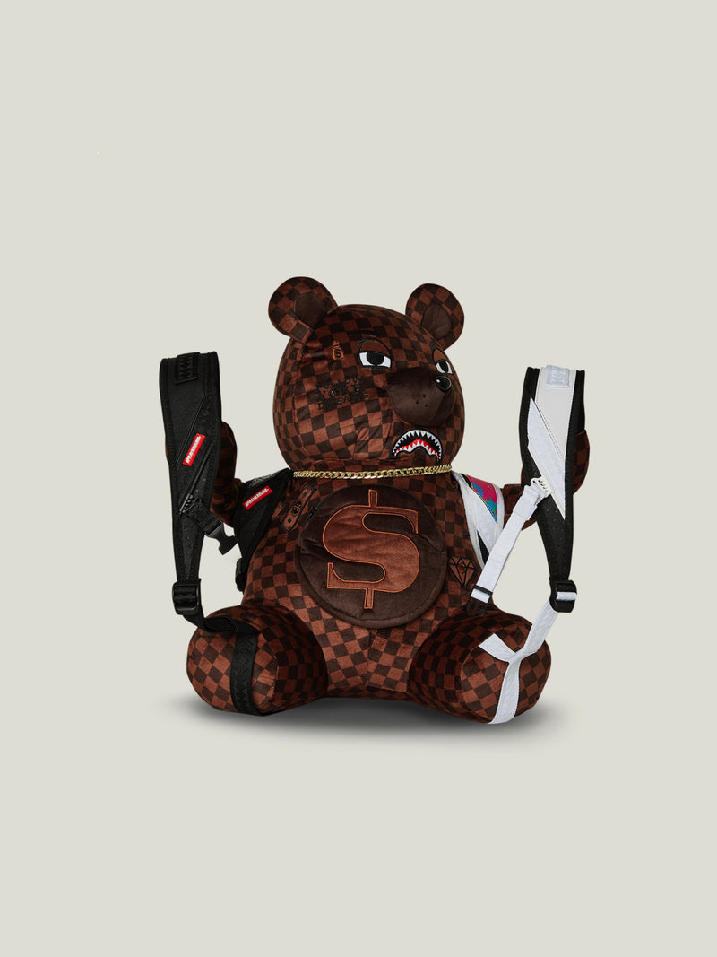 BEAR WEARING BACKPACK PLUSH BACKPACK