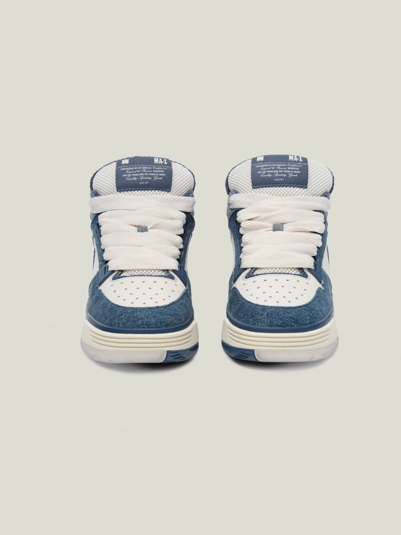 MA-1 Sneakers Indigo & White Vintage Denim