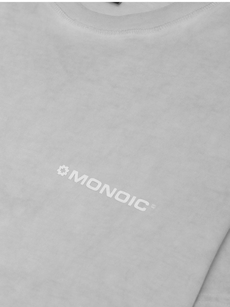 Camiseta Boxy Fit Básica V2 - Gris Desgastado