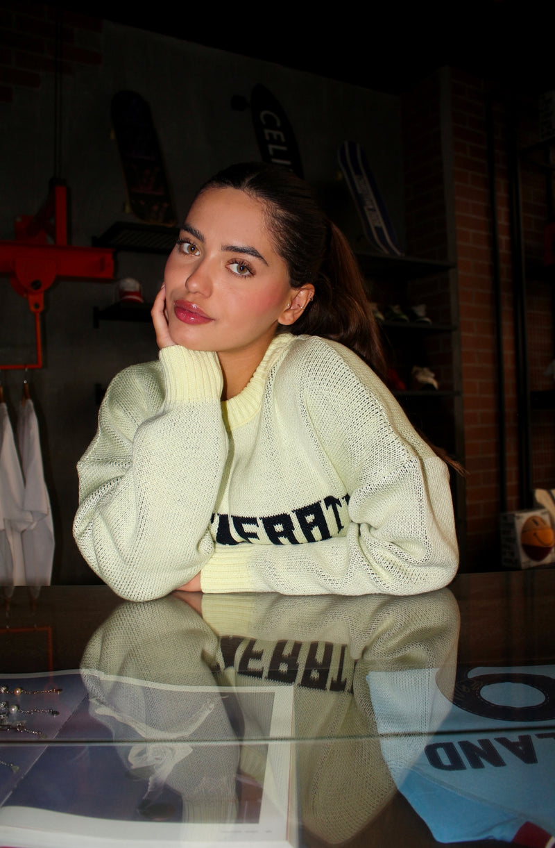 Sweater light yellow